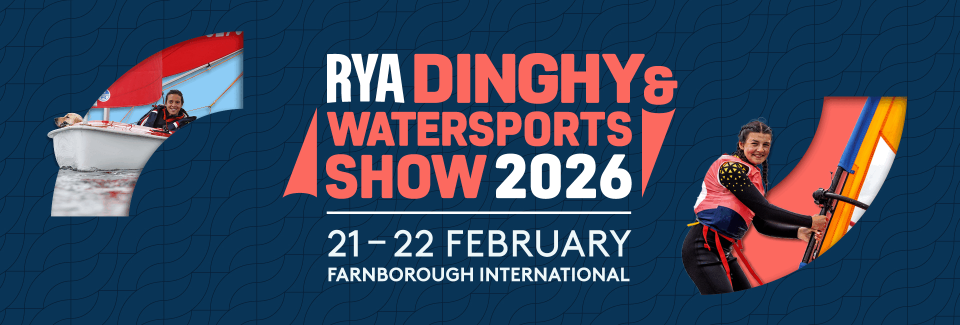 Gif of RYA Dinghy and Watersports Show banner