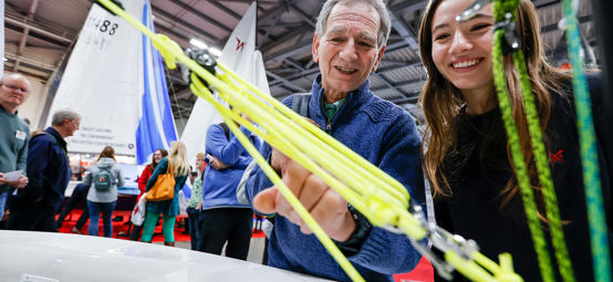 Visitors browsing at the RYA Dinghy & Watersports Show