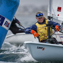 An image of Amelie Hacker in ILCA 6