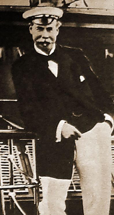 Old image of 20th century captain