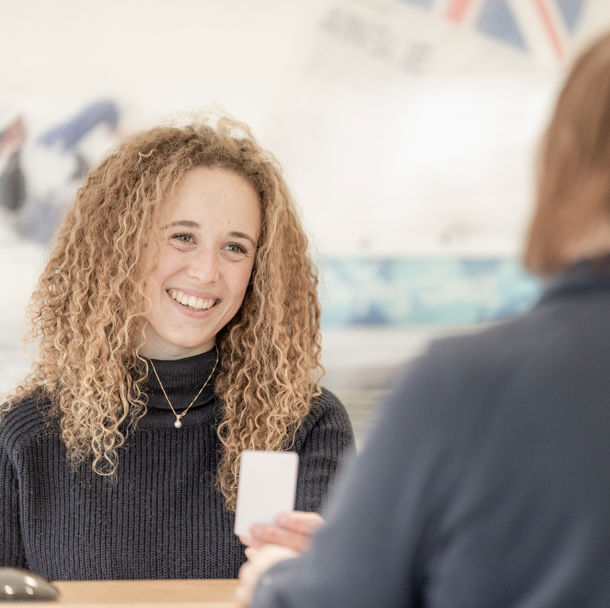 A welcoming reception