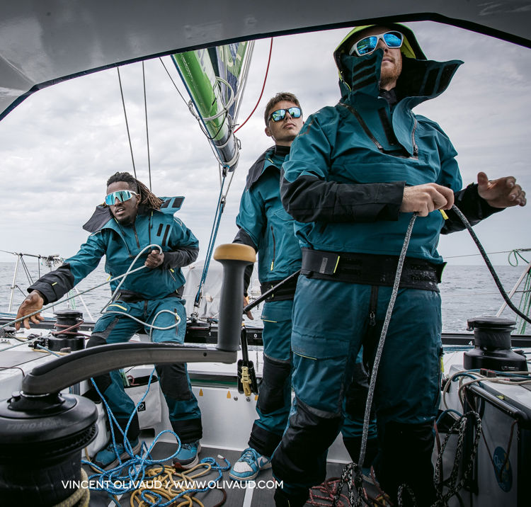 sailors working aboard deck