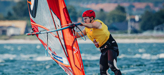 Andy Brown, iQFOiL World Champion. Credit Sailing Energy