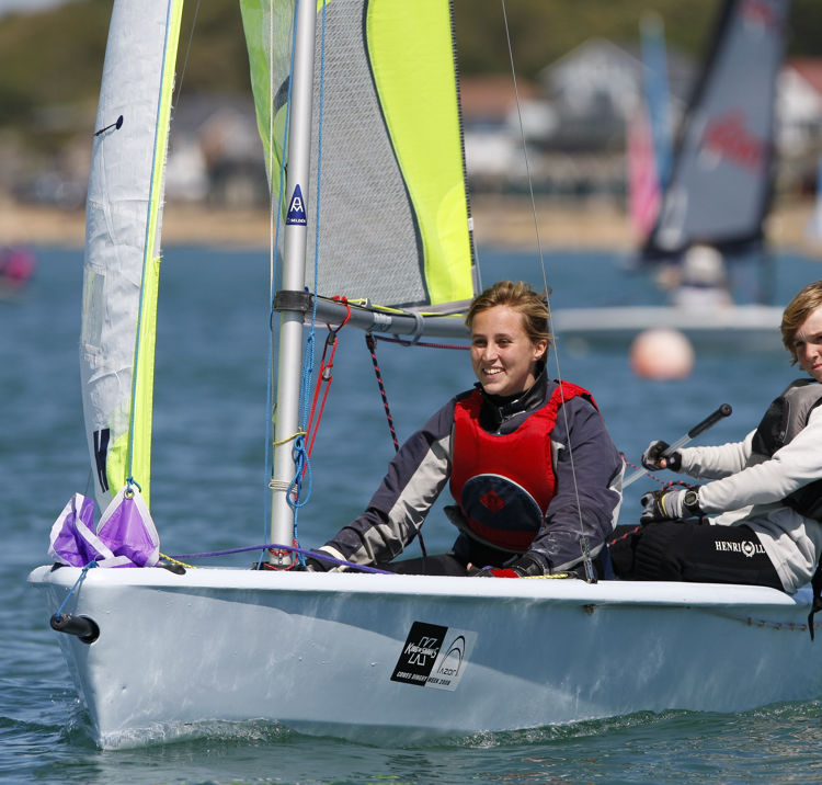 Double handed kids sailing boat