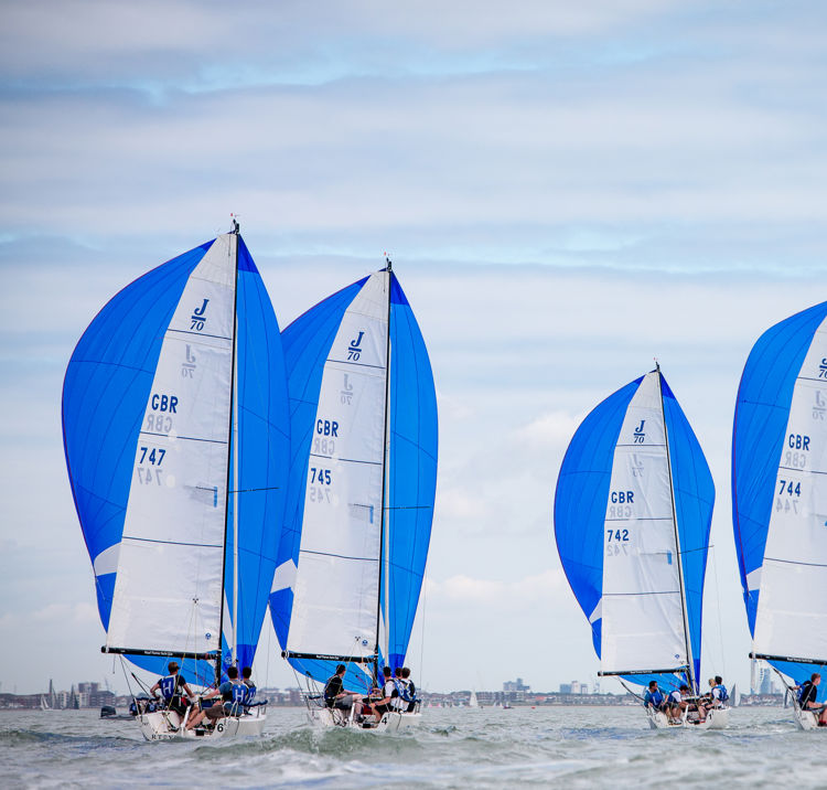 J70s Racing Downwind