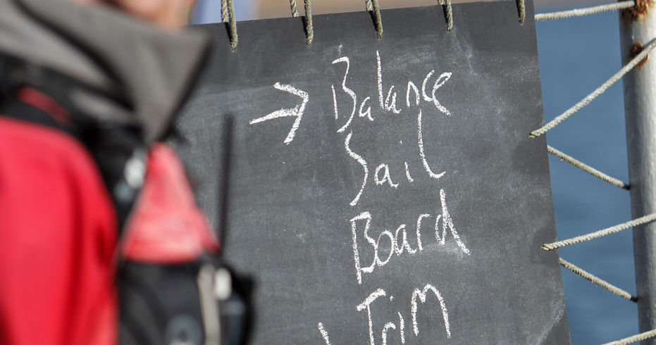 close up of blackboard